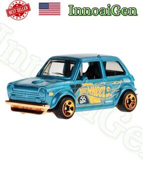 Hot Wheels Custom '70 Honda N600 Blue 56th Anniversary Gold Series Diecast New